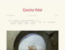 Tablet Screenshot of conchavidal.com
